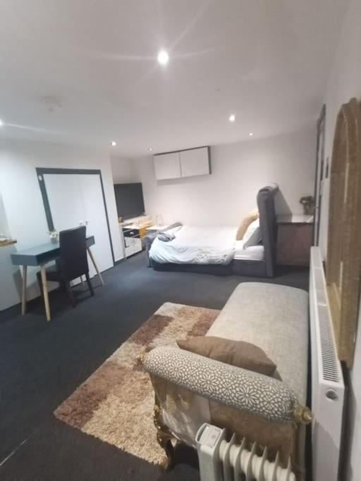 Апартаменты A Cosy Deluxe Size Studio With Queen Size And Sofa Bed Лидс Экстерьер фото